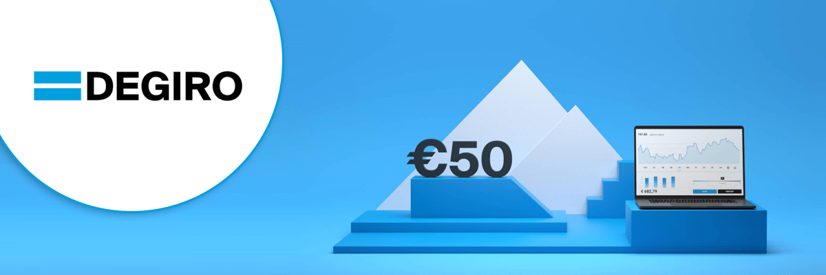 DEGIRO geeft €50,- transactiekosten cadeau